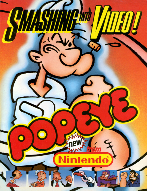 Popeye (revision D) Arcade Game Cover